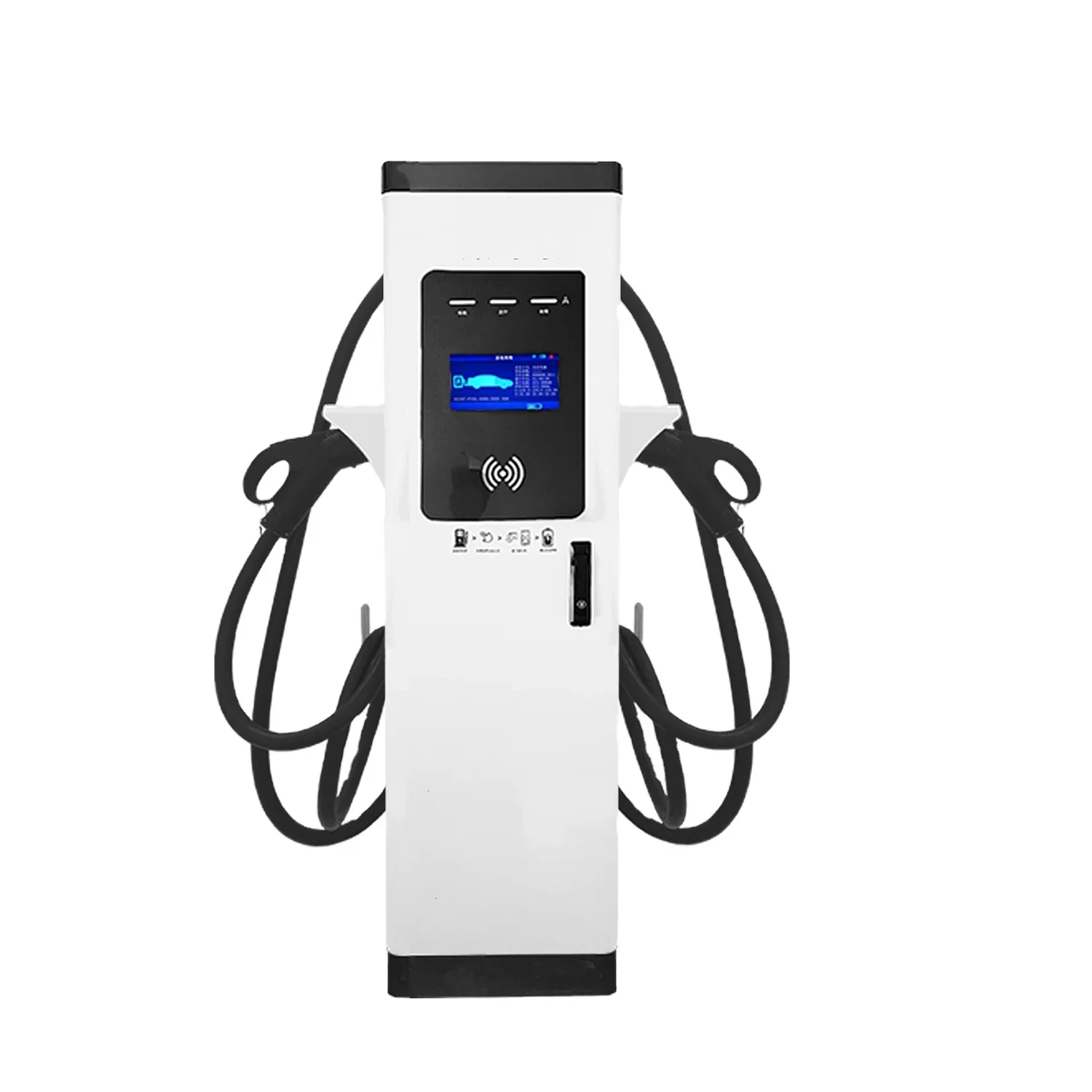 Ev Charger Dc 40kw With 7-inch Color Touch Screen Fast Electric Car Charger Charging Station