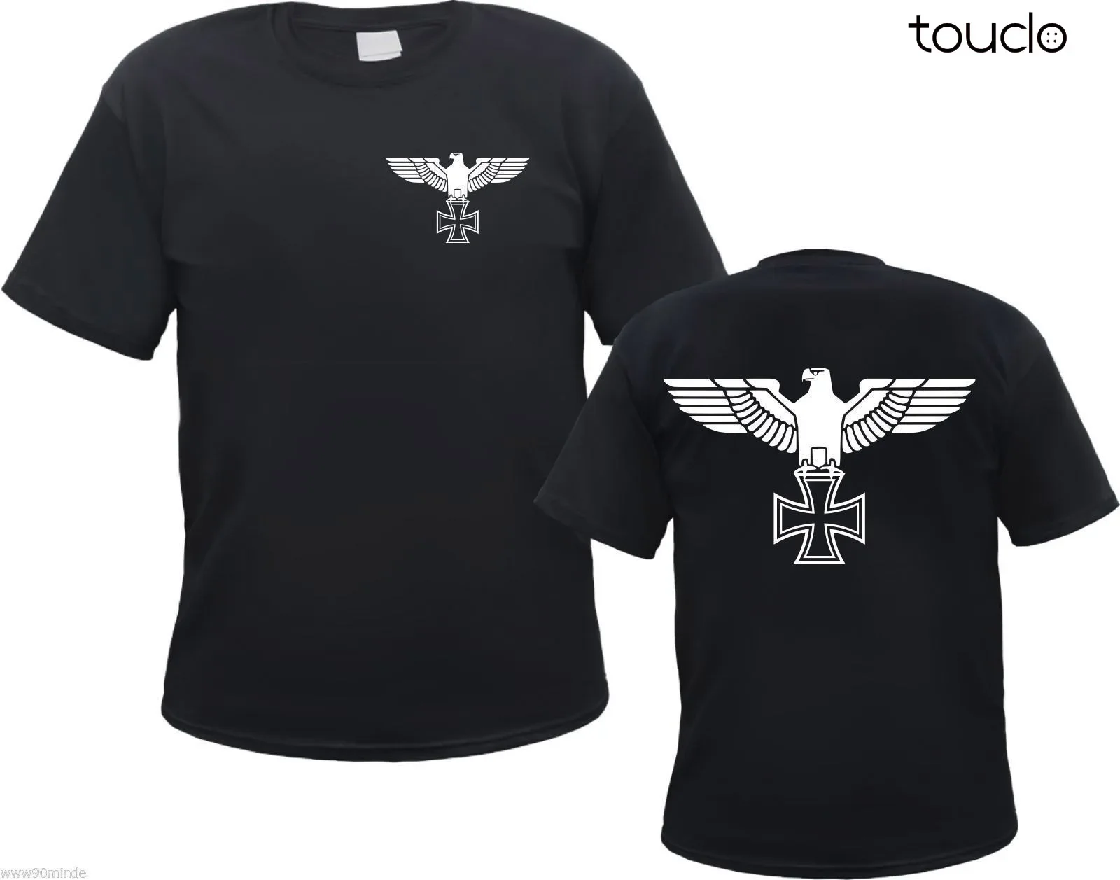 

Deutschland Imperial Eagle Iron Cross T-Shirt 100% Cotton O-Neck Summer Short Sleeve Casual Mens T-shirt Size S-3XL
