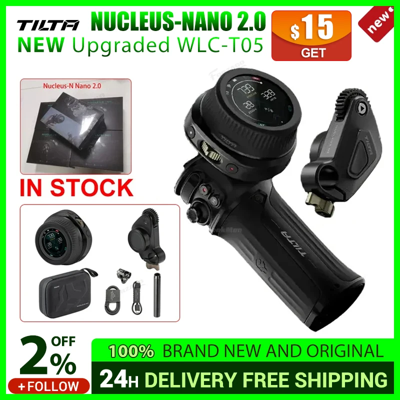 INSTOCK TILTA Nucleus-N 2.0 WLC-T05 Wireless Lens Control System Nucleus Nano Follow Focus Compatible for RS and Nucleus-M Motor