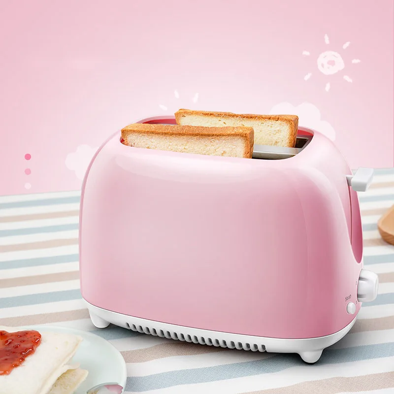 Automatic Bread Toaster Household Toaster 2 Slices Breakfast Toast Mini Bread Sandwich Machine