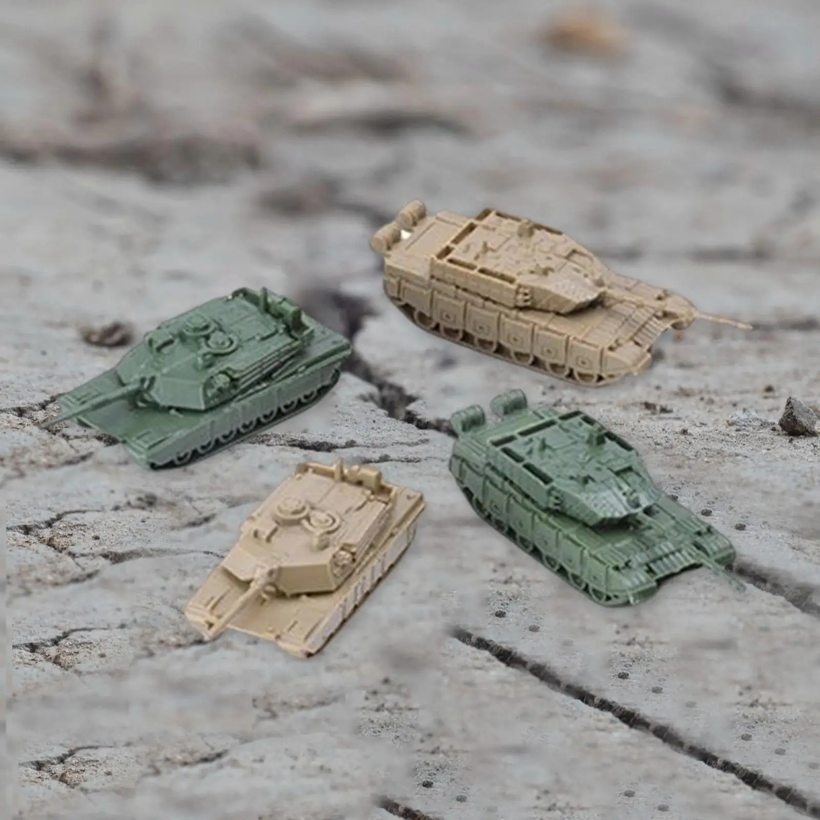 1/144 modelo de tanque 4d moderno modelo kits de construção rotativo forte diy quebra-cabeça para presente lembrança exibição educação brinquedo