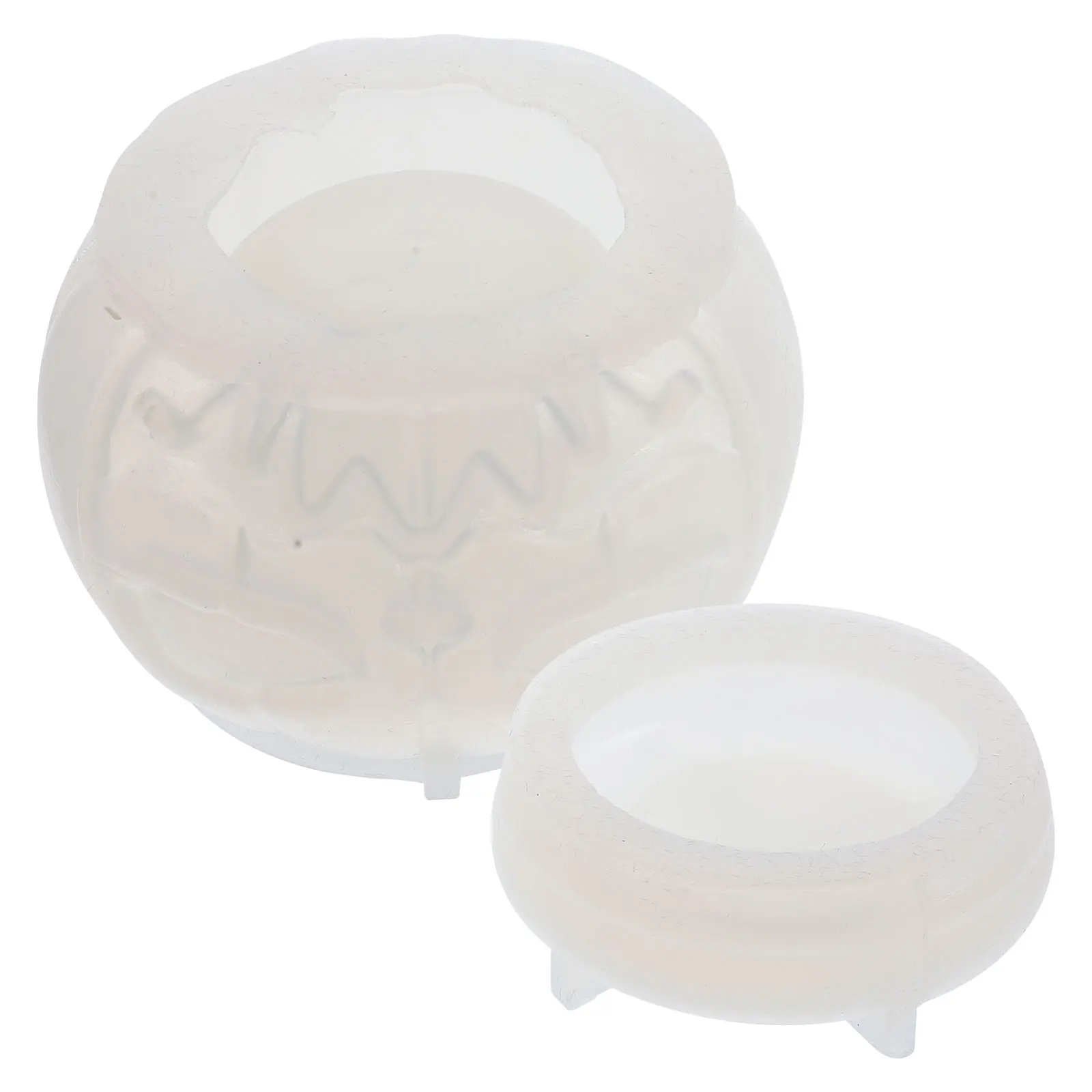 

DIY 3D Pumpkin Jar Mold Silicone Craft Decoration A8571 1 8571 2 Easy Demould Flexible Halloween Accessory Part