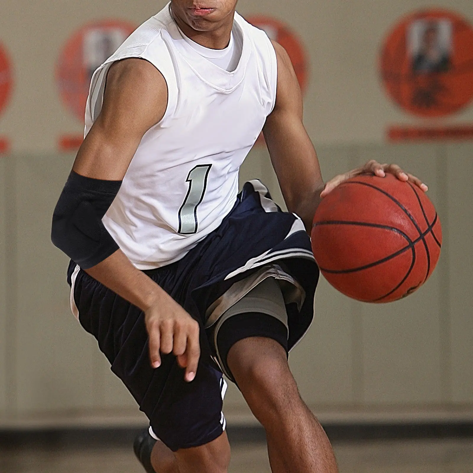 

Пара спортивных наколенников с губчатыми вставками для восстановления после травм и тендинита, легкие, дышащие, из комфортной ткани