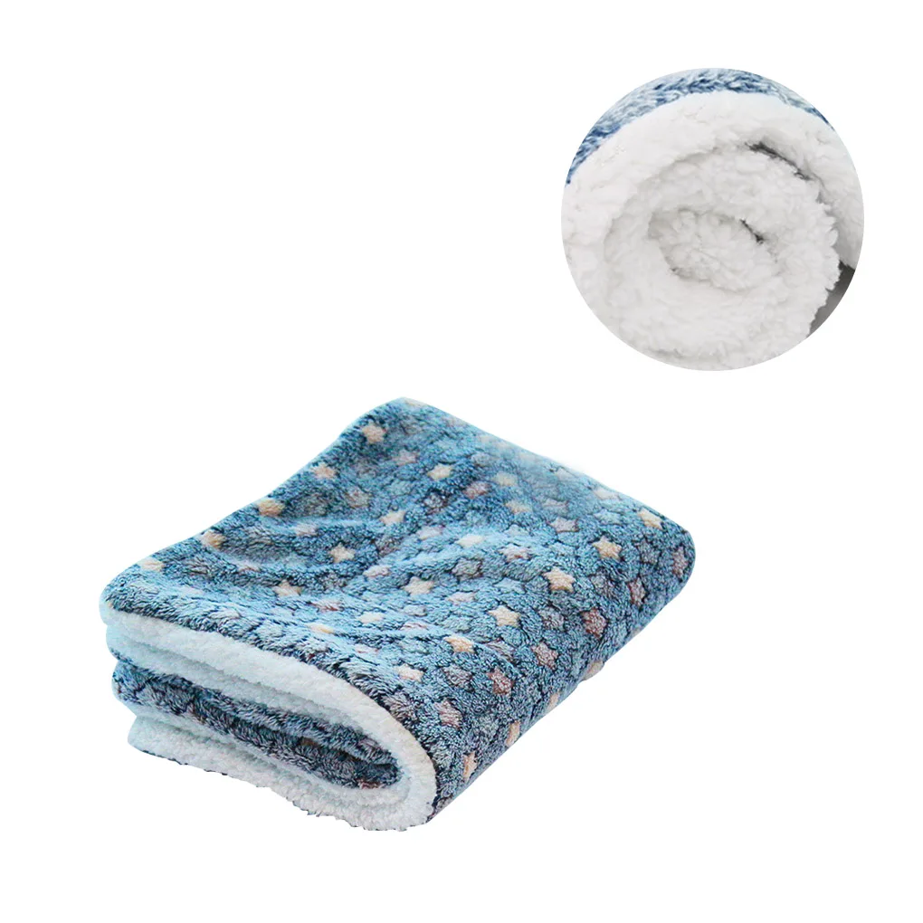 

Зимний ковер для домашних животных, дома, гостиной, спальни, теплый фланелевой коврик для сна для домашних животных, напольный коврик, милое животное, S