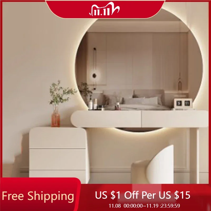 

Natural Modern White Dresser Drawer Stool Nordic Lights Bedroom Mirrors Vanity Makeup Organizer Penteadeira Furniture Home