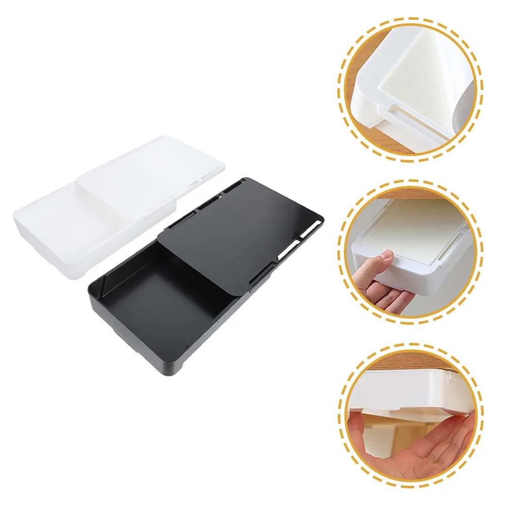 

Набор из 2-х выдвижных ящиков-органайзеров под стол: скрытый контейнер для хранения канцелярских принадлежностей и мелочей для офиса и школы