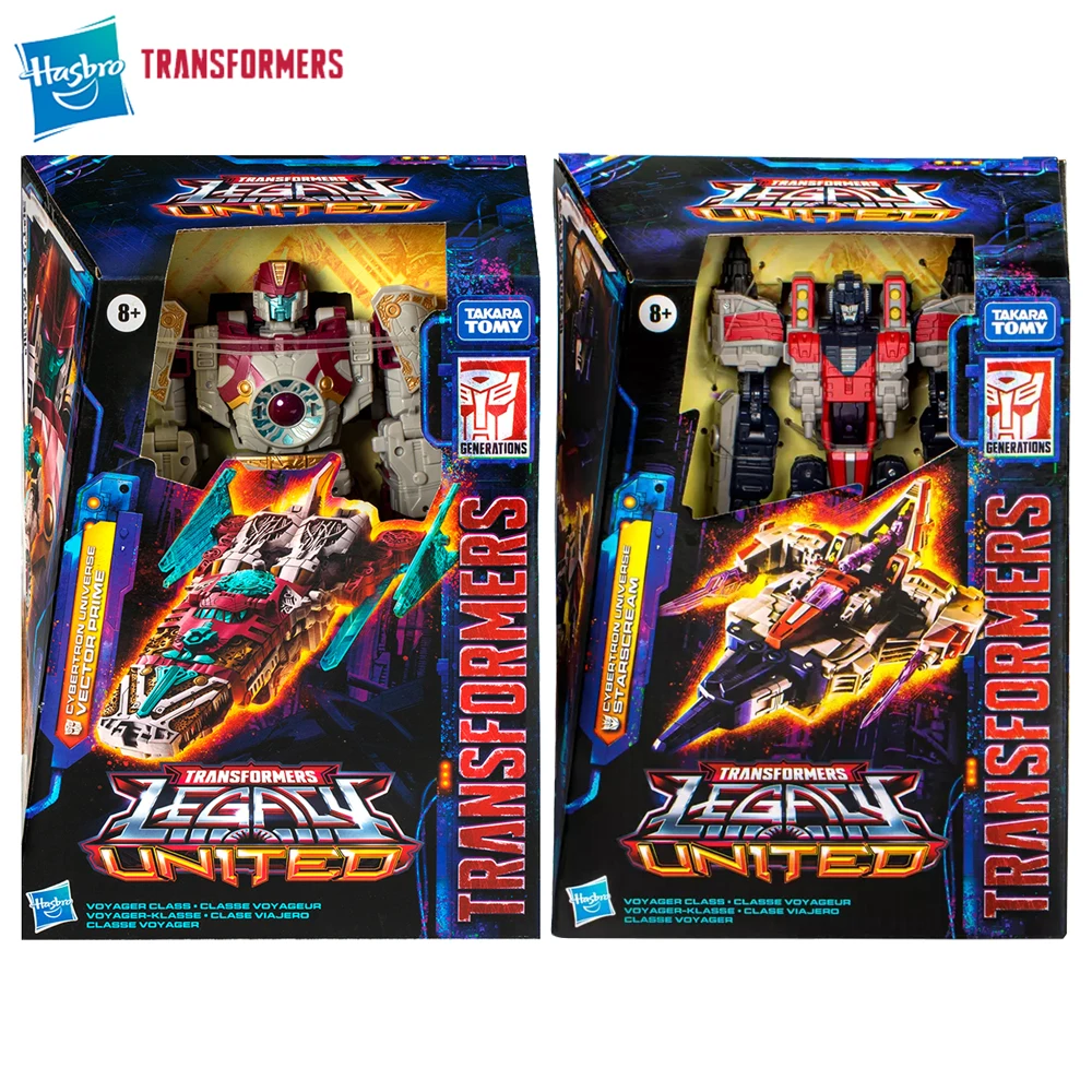 

[In-Stock] Hasbro Transformers Legacy United Vector Prime & Starscream (Cybertron Universe) 17.5cm Nice Action Figure Model Toys
