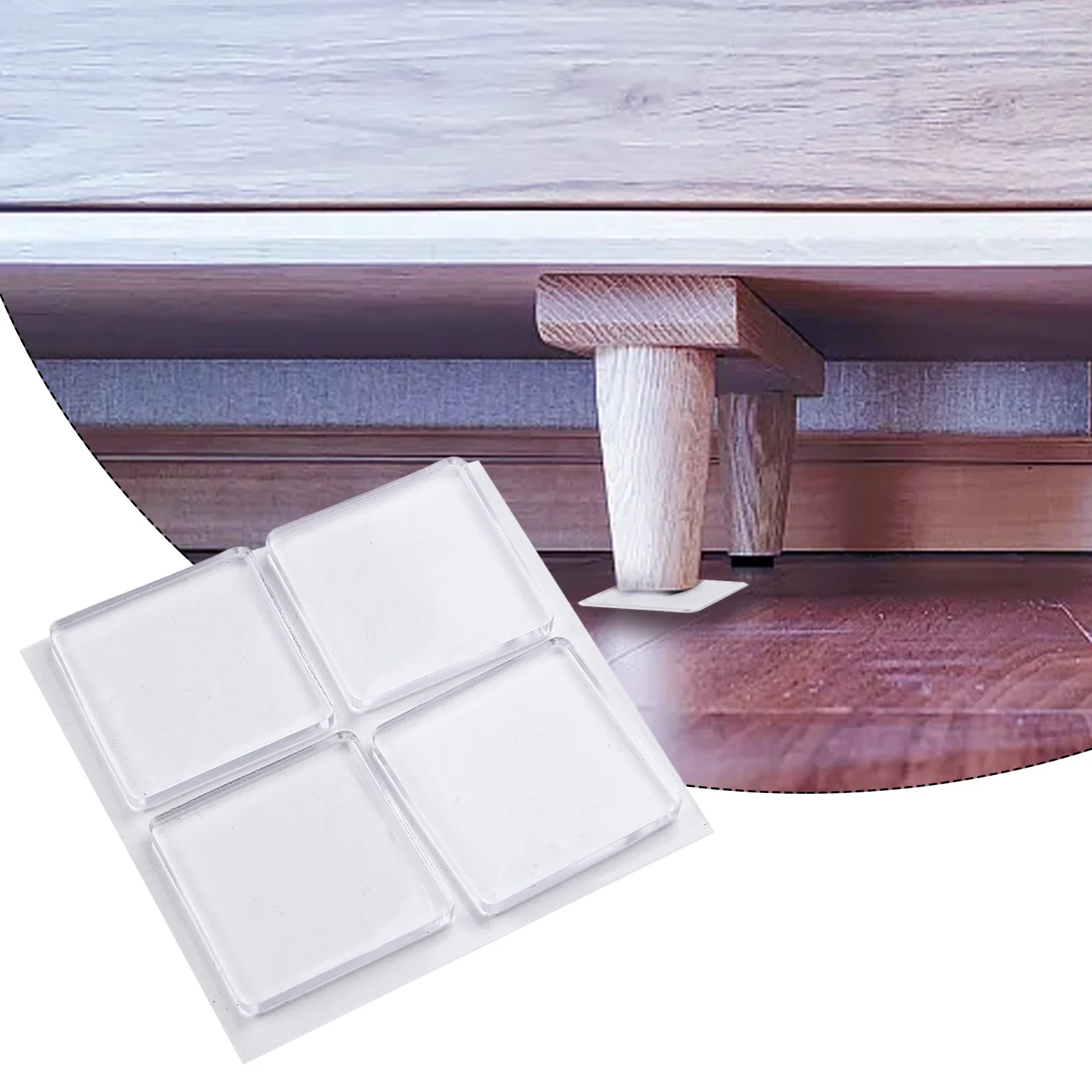 High Temperature Resistance Anti Vibration Shock Absorbing Pad Mat Diversified Functions Easy To Use Transparent Features