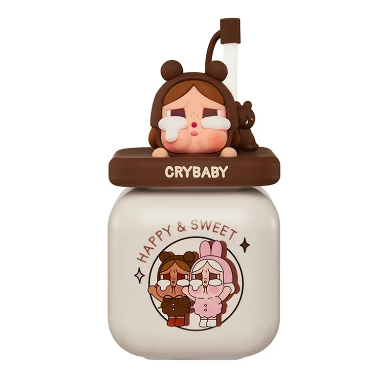 

Crybaby Crying Again Series Straw Cup Original Toys Cute Action Anime Figure Desktop Ornaments Collection Gift