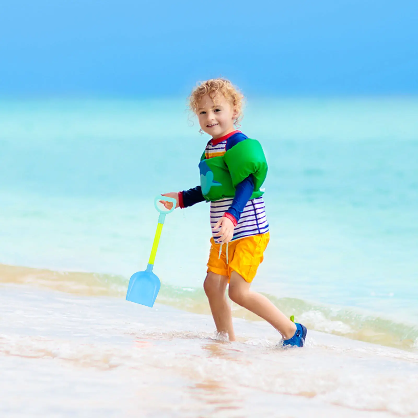 4Pcs Children Beach Sandplay Set Plastic Sand Shovels Creative Fun Outdoor Summer Backyard Educational Playthings