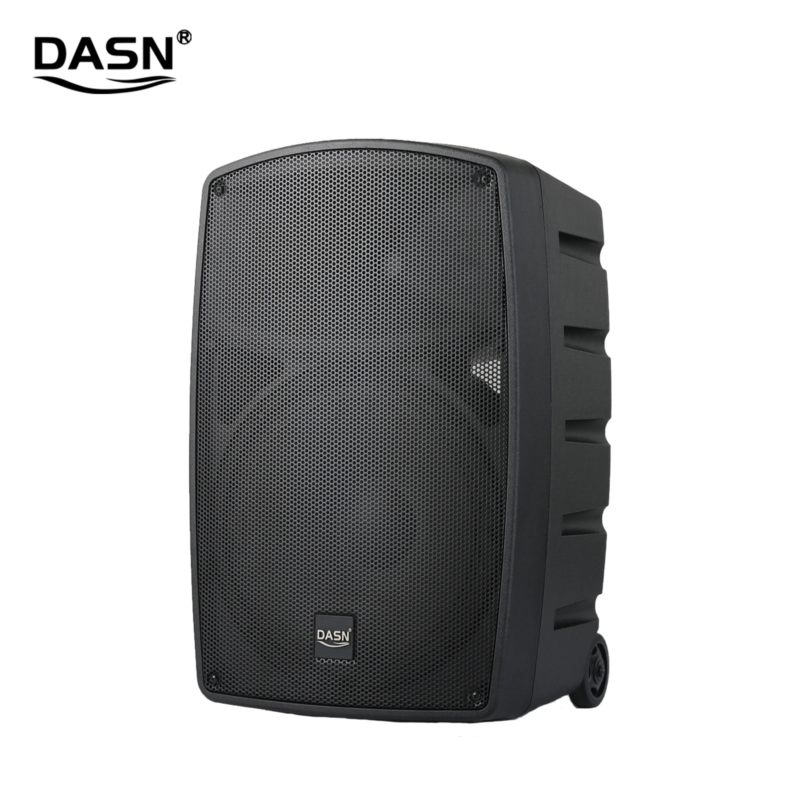 DASN DND12DDM 12 Inch 800W PEAK Class D Amplifier Battery DSP Wireless Microphone Portable Active Speaker Powered PA System