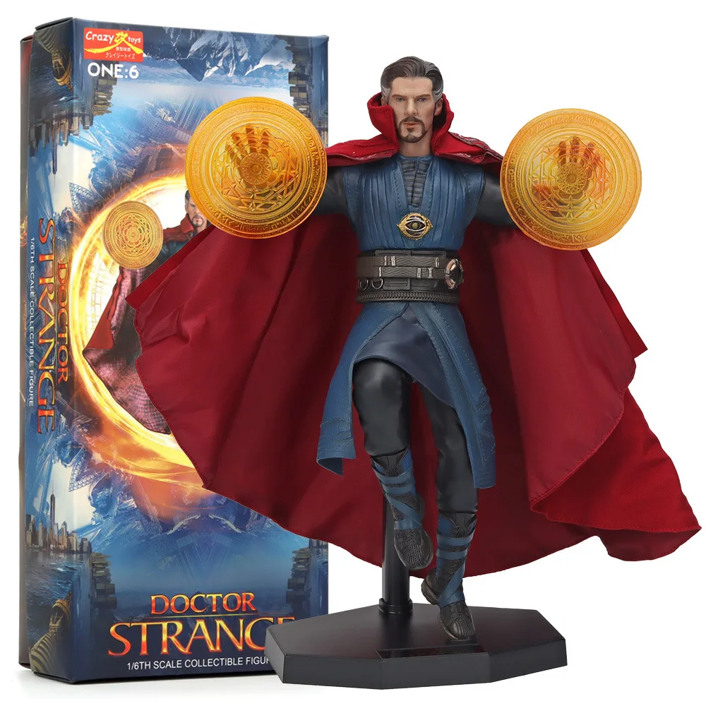 

30cm Crazy Toys Doctor Strange Anime Avengers Endgame 1/6 Scale Pvc Collectible Gk Figures Model Toys For Children Festival Gift