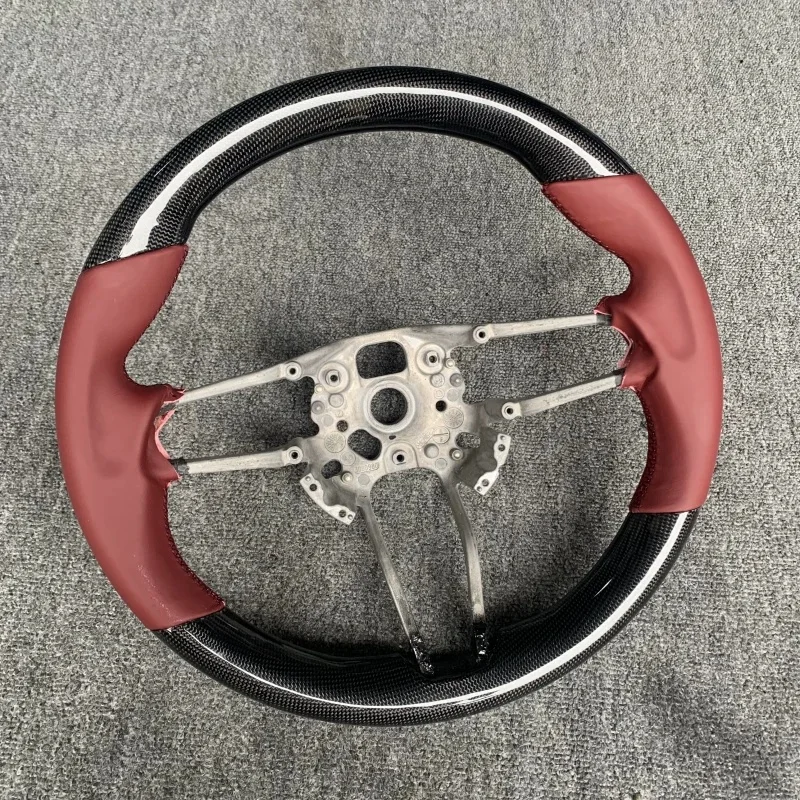 Customized Suede Leather Steering Wheel For Porsche Panamera Cayenne Macan 718 Boxster Cayman 996 911 981 958 991 view 3