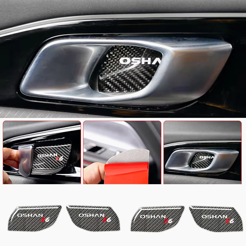4pcs for Changan OSHAN Z6 2024 2025 Inner Door Bowl Decorative Patch