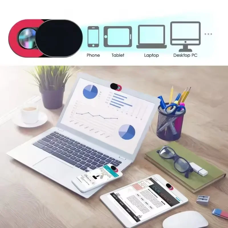 20/5/1pcs Webcam Cover Ultra Thin Laptop Lens Cover Slide Privacy Sticker for IPhone IPad MacBook Pro Camera Blocker Slider