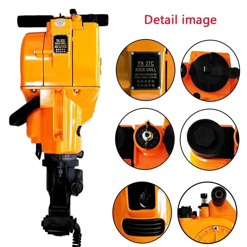 Hand-Held Rock Drill Crusher Yn27C High-Power Drilling Machine Crushing Rock Drill Machinery Special