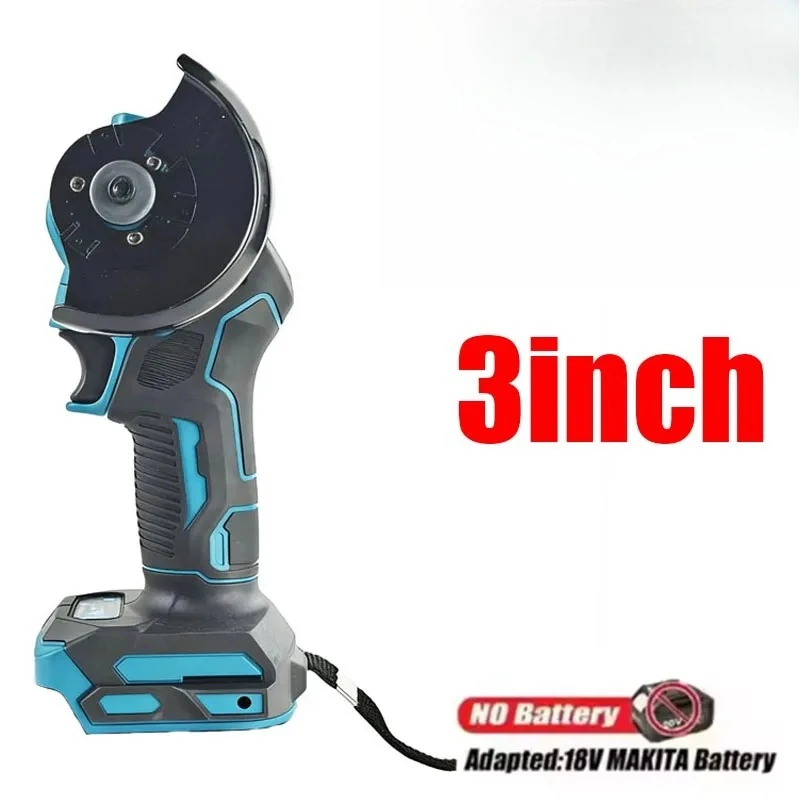 

3 Inch Cordless Mini Angle Grinder, Grinding Polishing Cutting Tool, Fits 18V Lithium-Ion Battery for Home & Workshop