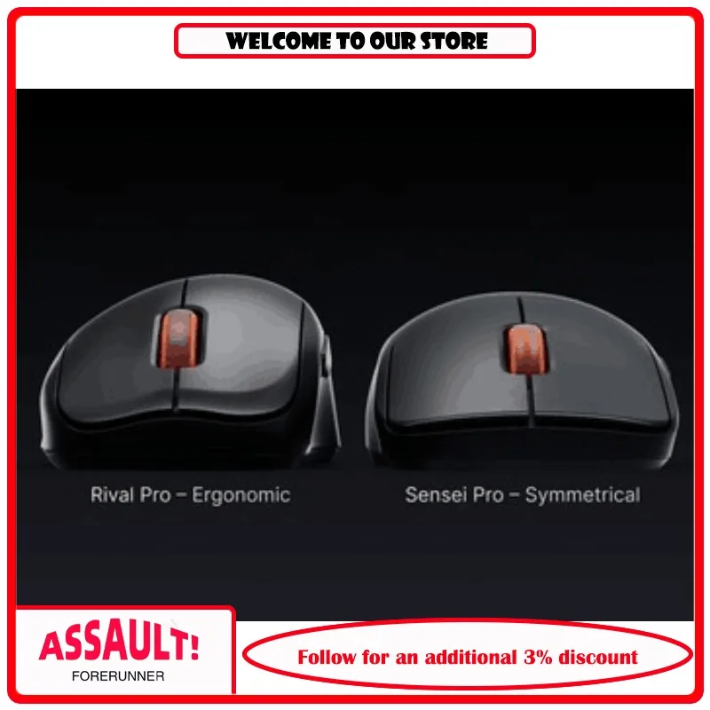 SteelSeries Rival Pro/Sensei Pro Master Series Flagship Wireless Gaming Mouse Esports FPS