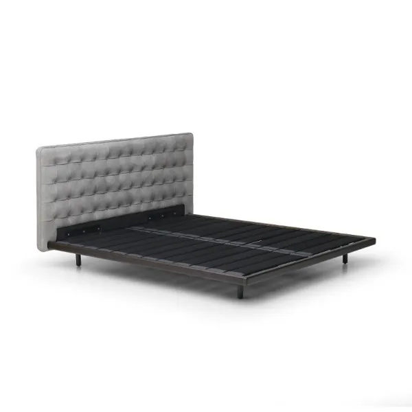 Pull-up bed [Full, frosted leather] [Silent ribs]