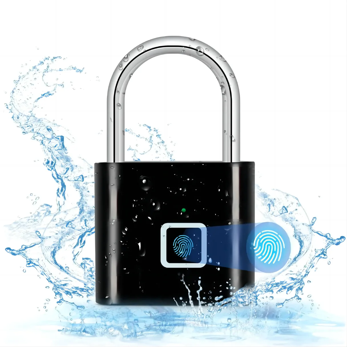 Fingerprint Lock Keyless Waterproof Anti-Theft Smart Lock Fingerprint Padlock Zinc Alloy Intelligent Safety Electronic DoorLock