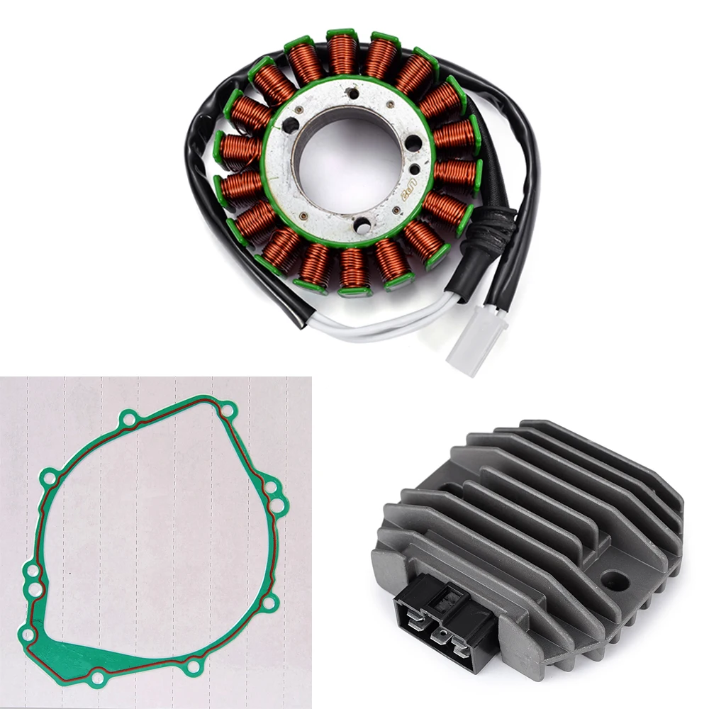 

Stator Coil + Regulator Rectifier + Stator Cover Gasket For Yamaha YZF R1 1998 1999 2000 2001 / YZF-R1 Champions Limited Edition