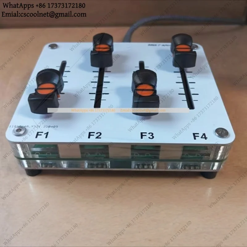 JS02 4-Channel MIDI Fader Controller 42mm Push Rod USB Interface Custom CC Music Host Software Control Hardware