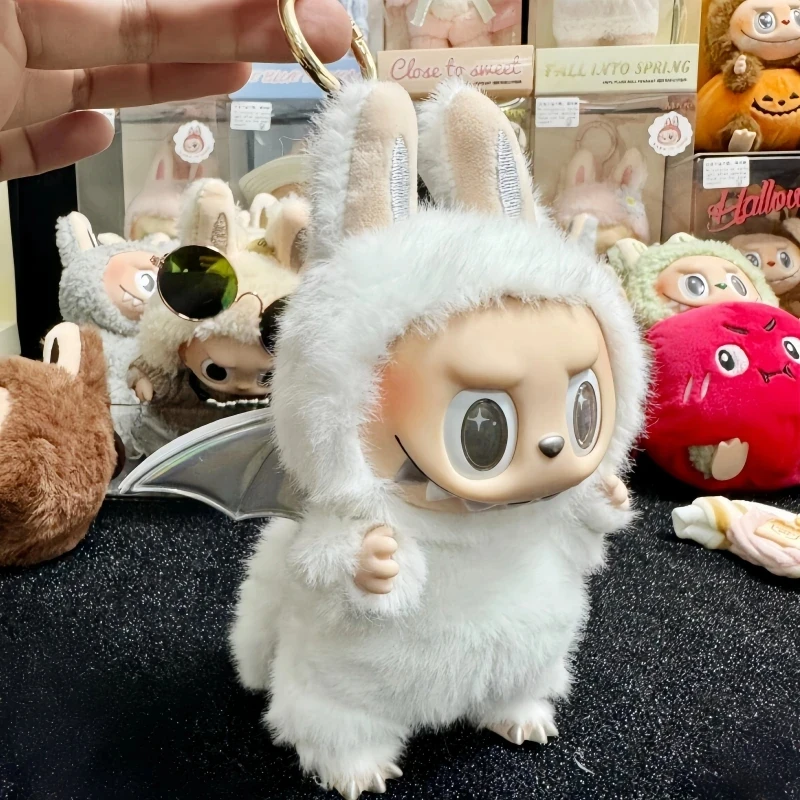 Hot New The Monster Labubu Series Zimomo Angel Creative Change Replica Doll Figure Vinyl Pendant Dolls Birthday Gifts Xmas Gifts