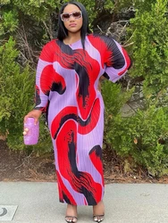 African Dresses For Women Spring Autumn Africa Clothing 3/4 Sleeve Dress Sexy V-Neck Perspective Slim Dress Office Lady Party