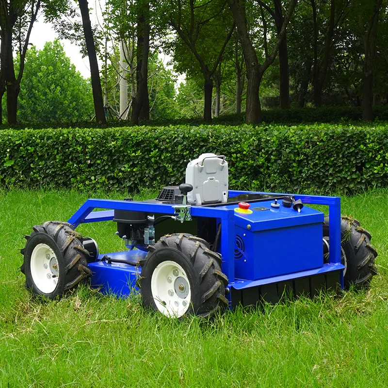 

Customized Remote Control Lawn mower With Automatic Parking Function and Aanti-skid Device For Sale