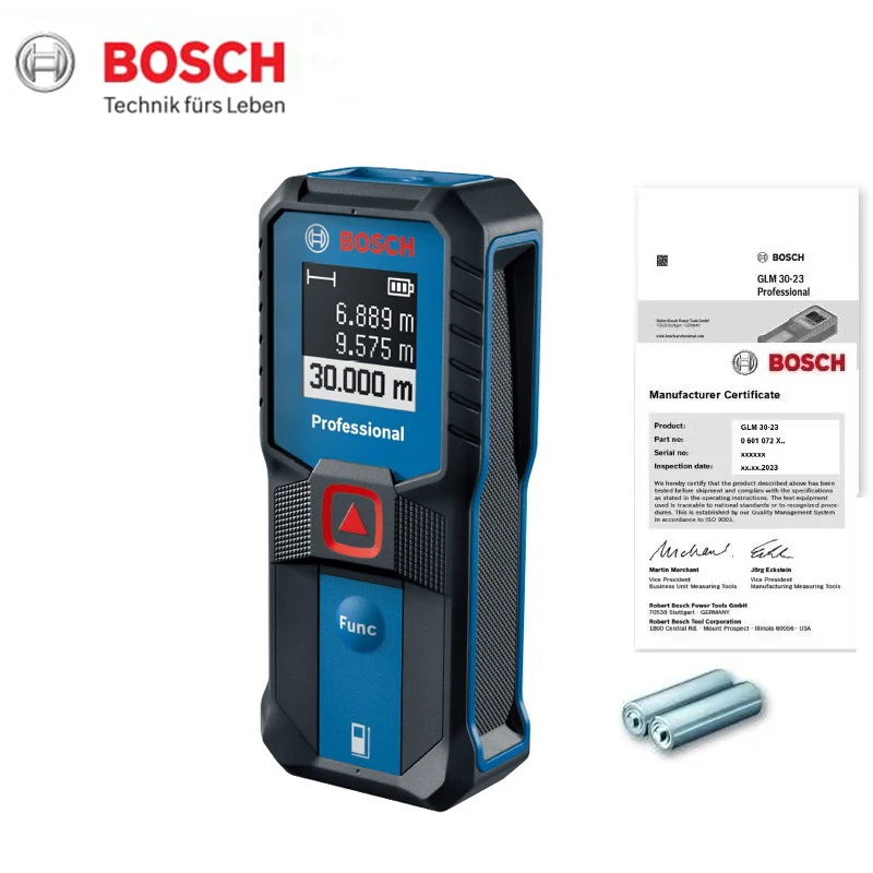 Bosch Glm 30-23 Afstandsmeter 30M Rode Laser Afstandsmeter Laserpointer Lasermeetinstrument