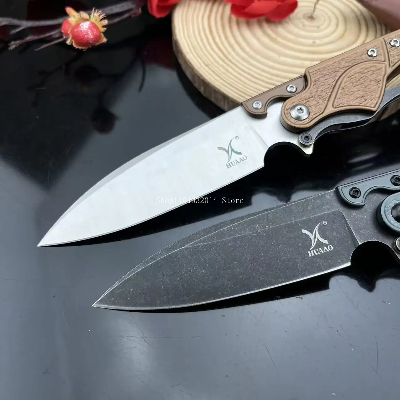 Durable Outdoor Folding Knife T6 Aluminum Handle D2 Blade Jungle Adventure Knife EDC Camping Hiking Fishing Utility Knives Gifts - view 3
