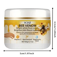 Crème éclaircissante au venin d'abeille, unifie le teint, élimine les taches brunes et le teint terne - Non grasse, convient aux hommes et aux femmes - Crème blanchissante et hydratante, pour usage de jour et de nuit - 60g 6