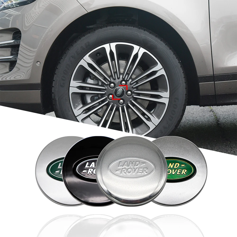 Land Rover Hub Cap 62mm Car Wheel Center Cap Hub Cap Accessories For Land Rover Range Rover Sport Evoque Epoxy Freelander 2 3