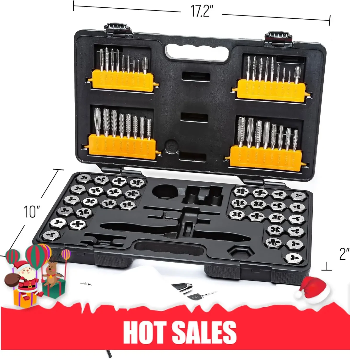 

Горячая распродажа: Органический современный набор из 77 предметов для нарезания резьбы (SAE/метрический) с трещоткой - 3887