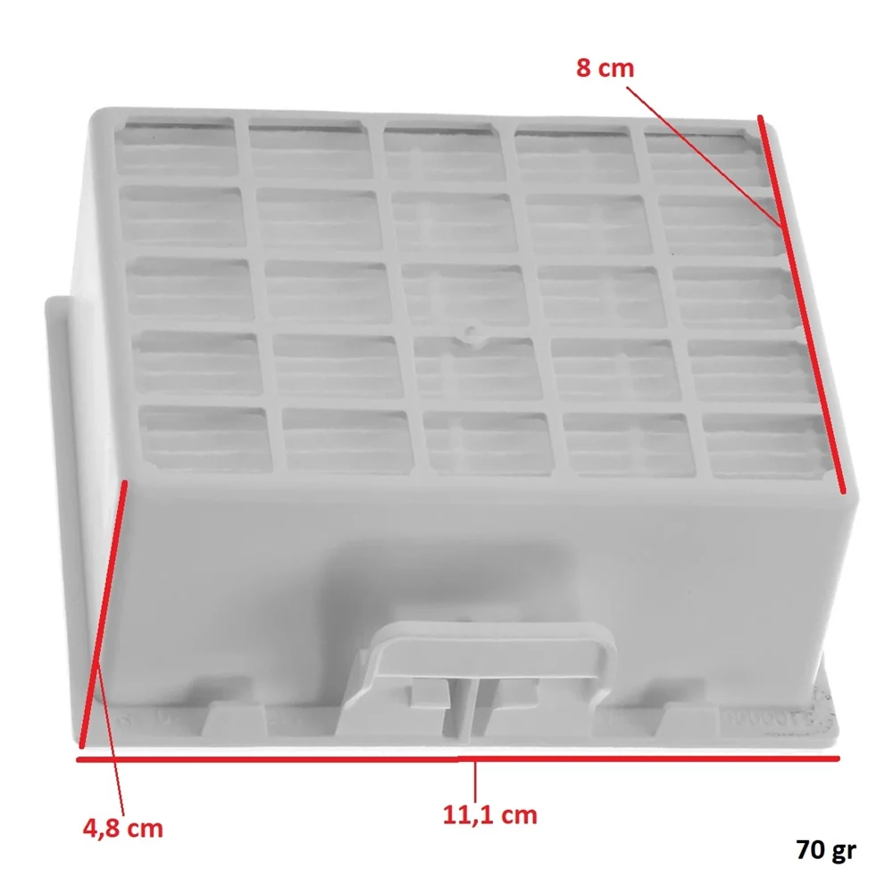 Compatible for Bosch BGS 11800 GS-10 2 ALL4 Easyy'y vacuum cleaner Hepa and dust filter set