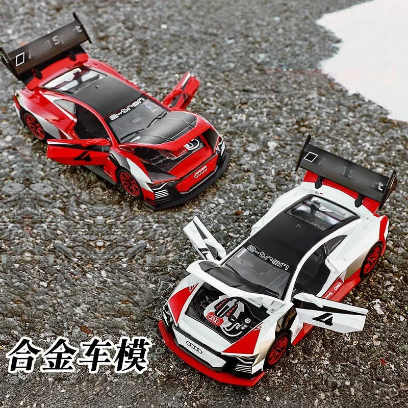 

1:32 simulation game racing alloy car model, children's sound and light pull back toy car wholesale