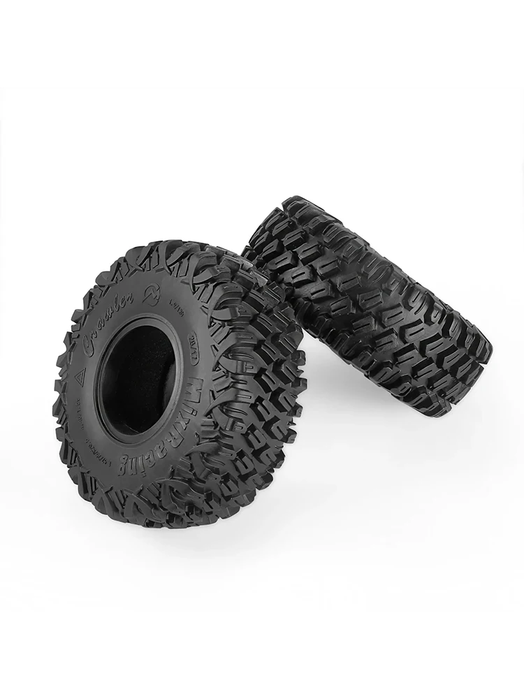 RC Part4PCS 120mm 1.9" Gumowa opona do 1/10 RC Crawler Car Axial SCX10 Pro Capra Traxxas TRX4 RC4WD D90 Redcat