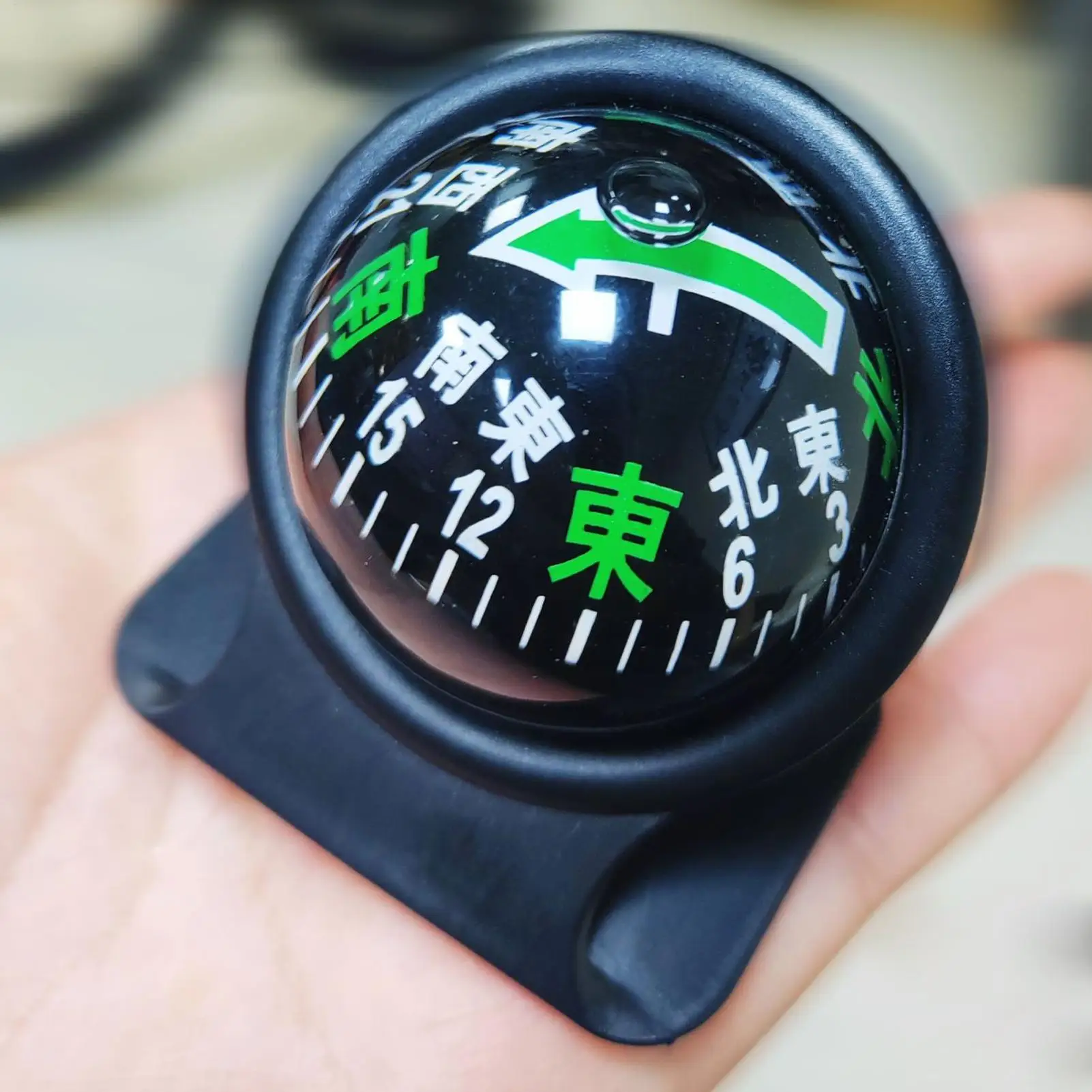 Car Compass Digital Direction Display Navigation Dashboard Compass Off Road Vehicle Compass Ball For Hiking Motorcycle