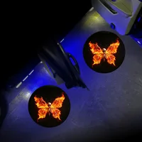 4pcs Door Light Logo LED Projector Car Door Step Courtesy Welcome Lights Cute Pattern Girl Gift Projection Light Festive Atmosphere Door Night Light 4