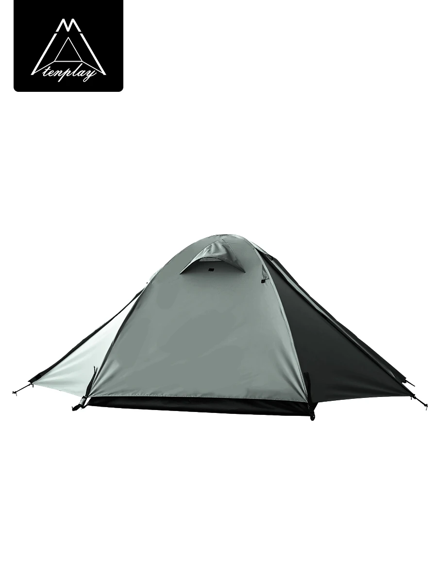One Man 1 Person Two Layer Folding 4 Season Ridge Camping Tents