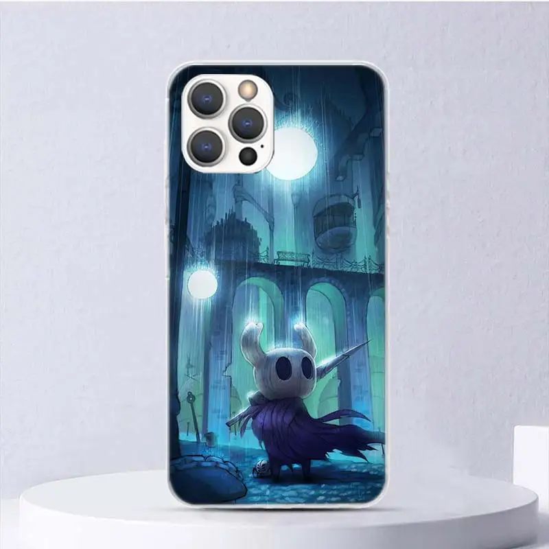 Hollow Knight Cartoon Soft Case For iPhone 11 12 13 Mini 14 Pro Max 15 Cover Apple Phone Cover X XS XR SE 7 Plus 8 + 6S 5S Coque