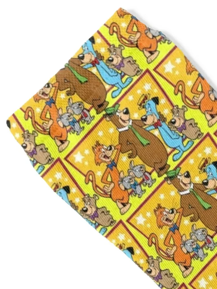 huckleberry hound and friends Socks luxury custom sports Novelties Rugby Woman Socks Men's