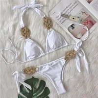 Bikinis sexis 2025, traje de baño para mujer, traje de baño Push Up para mujer, trajes de baño para nadar, conjunto de Bikini brasileño para niñas, ropa de playa, bañista