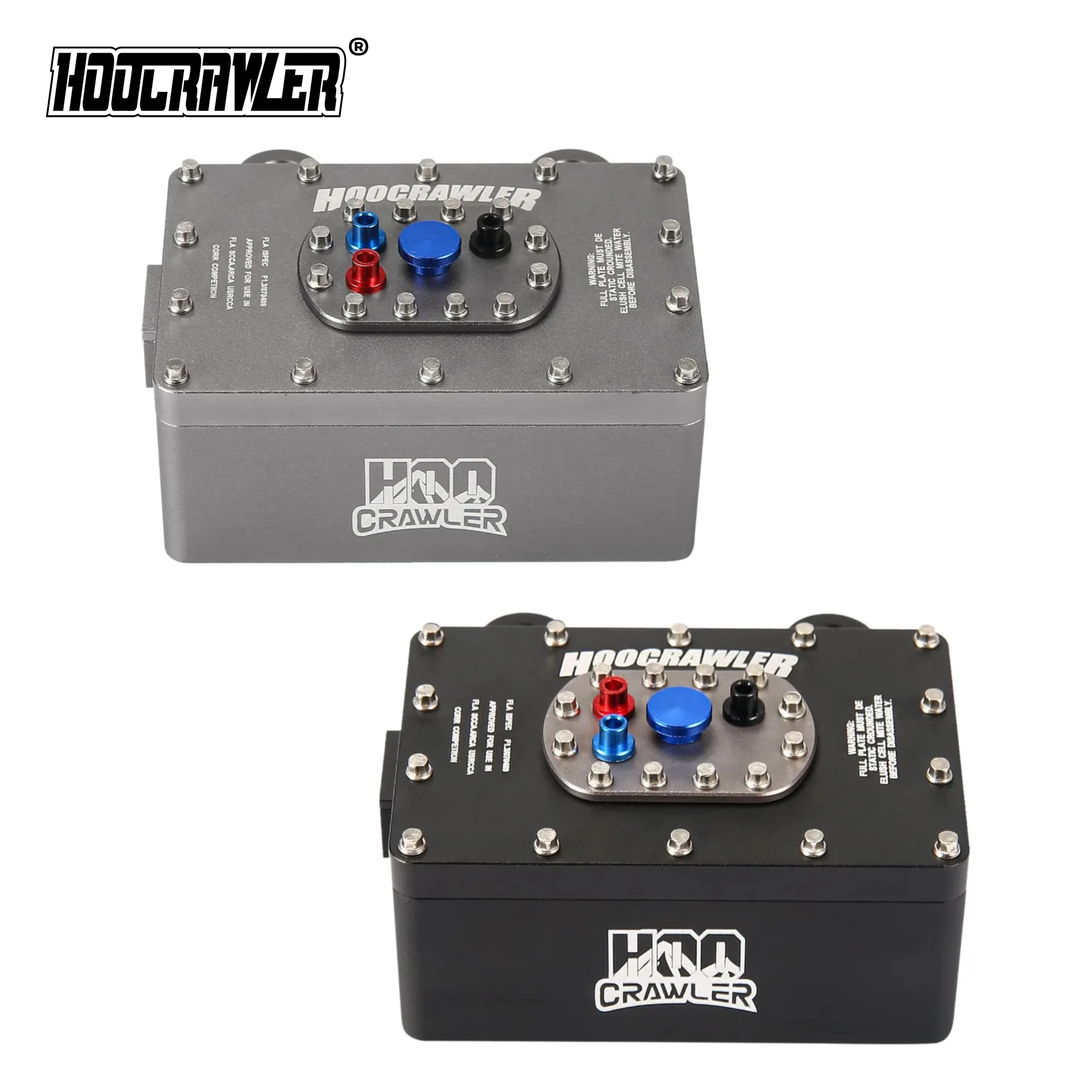 1:10 RC Scale Fuel Cell Box Receiver Box CNC Aluminum for RC4WD Trail Finder II Gelande II SCX10 PRO VS4-10 TRX4 TRX6
