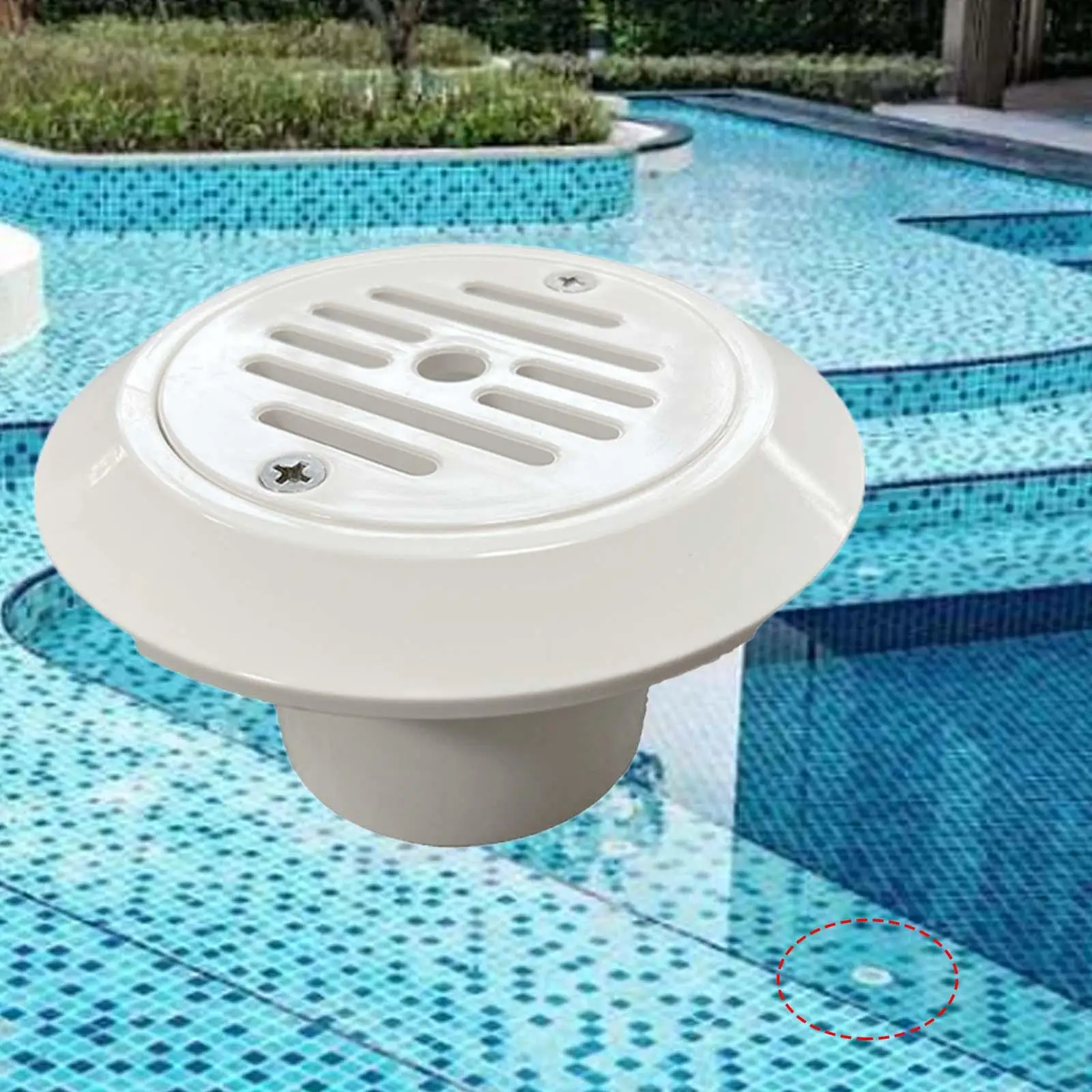 Main Drain Cover Replacement Pool Main Drain Pool Water Outlet Water Overflow Pool Water Equipment Accessories for SP1424 SPA