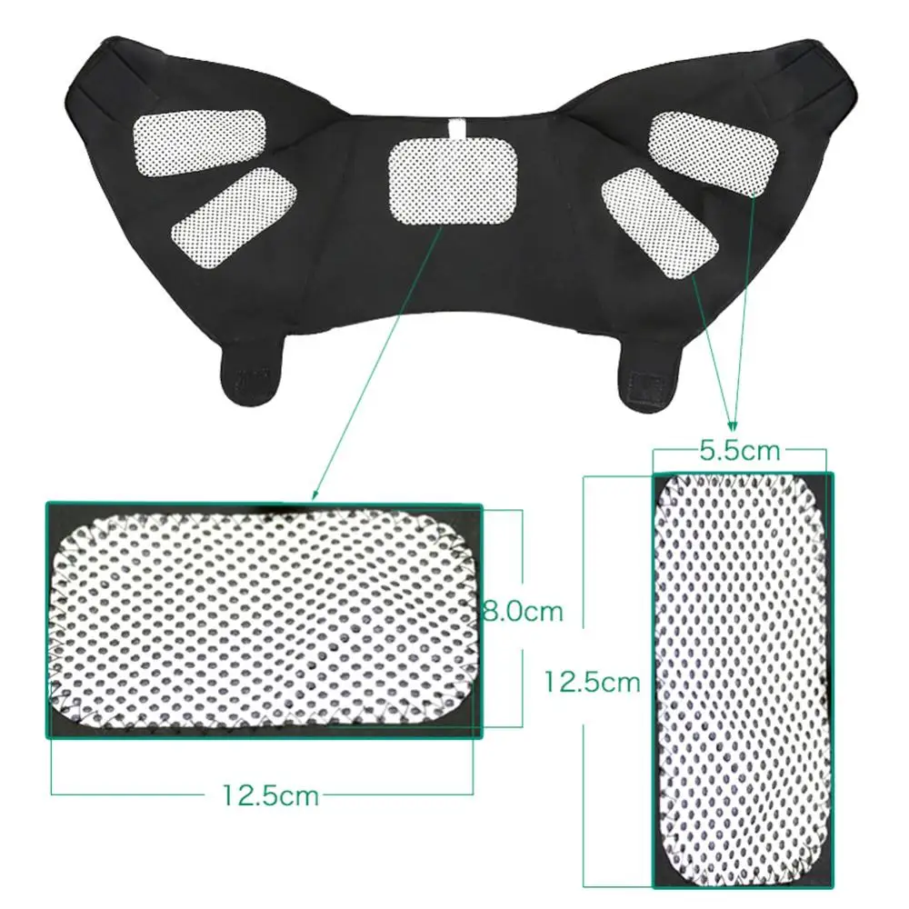 Unissex auto-aquecimento terapia magnética cintura volta ombro postura corrector coluna lombar cinta de apoio para as costas cinto alívio da dor
