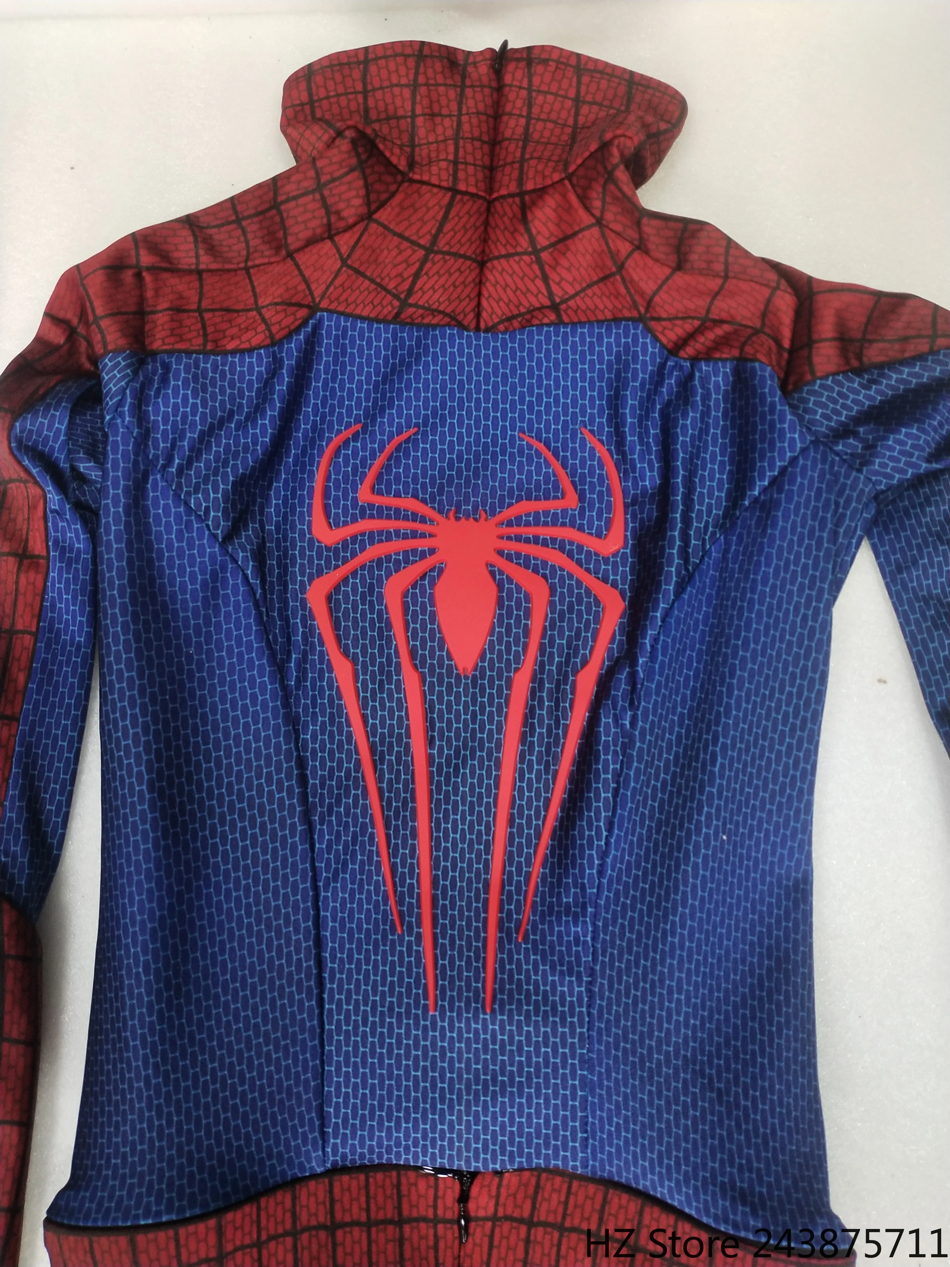 Half Screen Printed The Amazing Spider-man 2 Jumpsuit with Mask 1