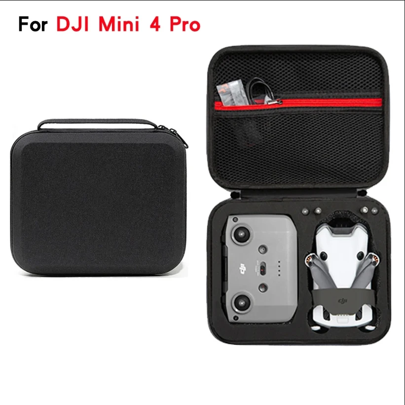 Protective Storage Bag for DJI Mini 4 Pro Carrying Case Hard EVA Drone Remote Battery Accessories Handbag Cover Box Shockproof