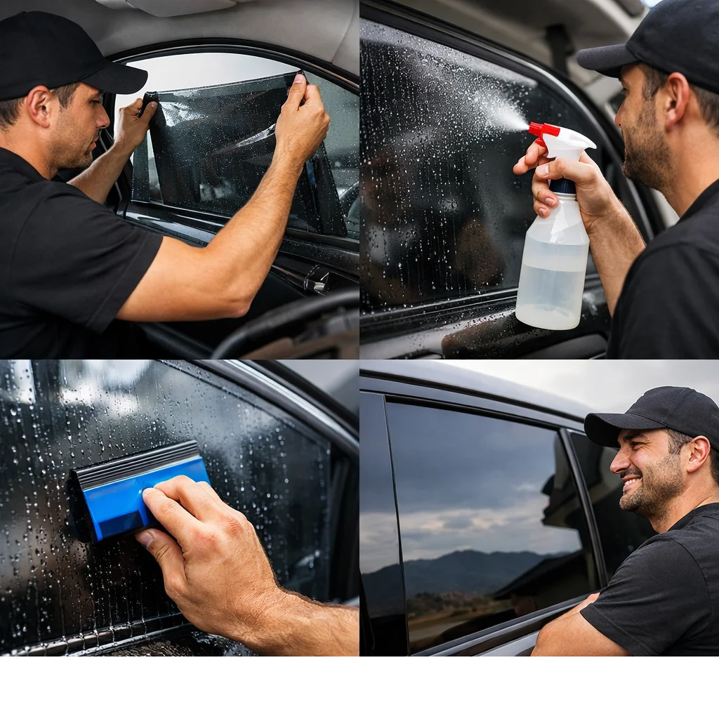 RAVOOY Precut Window Tint, Reusable Removable EPU Film, Custom Fit for Ram Promaster City 2014-2022, UV Heat Protection view 5