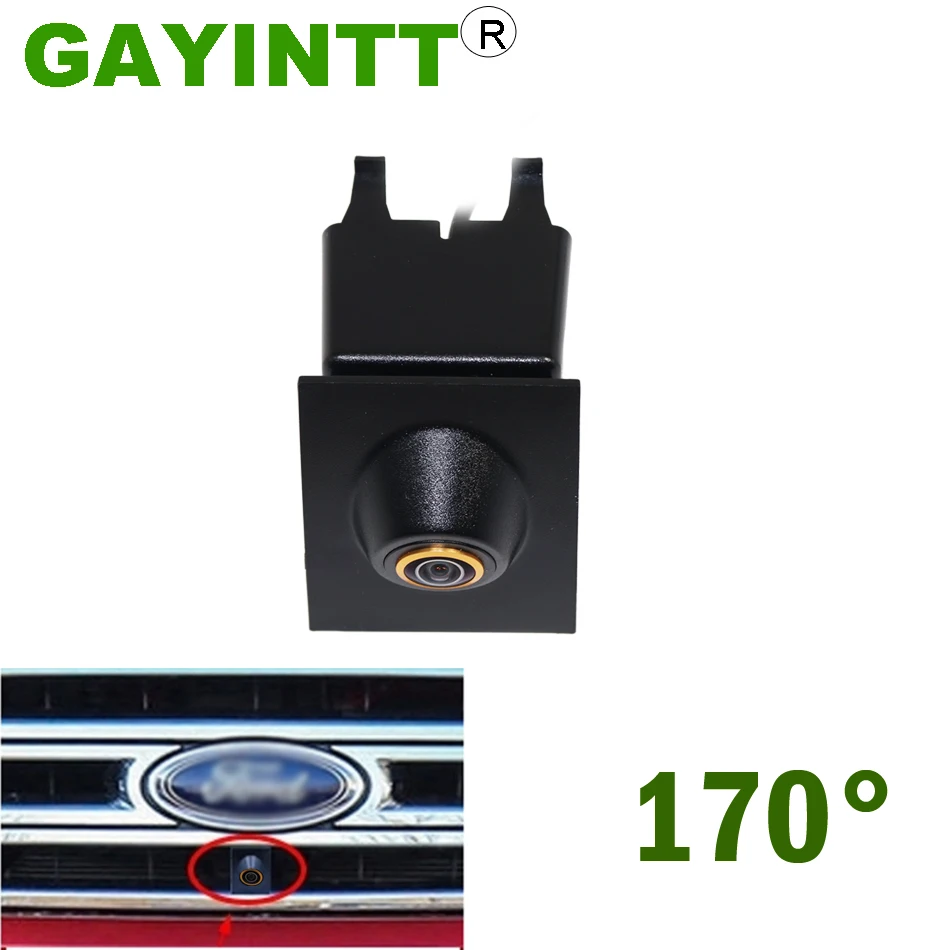 

GAYINTT 170° 720P Night Vision Car Front View Camera For Ford Everest 2016 2017 Waterproof Parking Assistance Vehicle HD